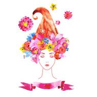 girl with flowers in your hair N3