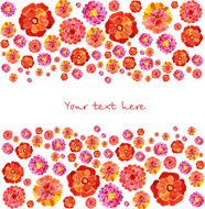 background from watercolor colorful flowers