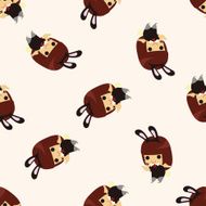 casino playboy bunny cartoon seamless pattern background N2