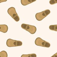 shoe style cartoon seamless pattern background