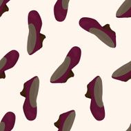 High-heeled shoes style cartoon seamless pattern background N3