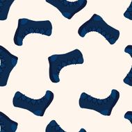 shoe style cartoon seamless pattern background N4