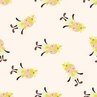 flower f cartoon seamless pattern background N4