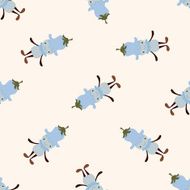 flower f cartoon seamless pattern background N8