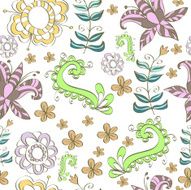 Floral design in a tender colors N2