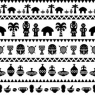 African Tribal Pattern Ethnic ornament N18