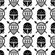 African Tribal Pattern Ethnic ornament N20