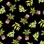 Watercolor flower pattern N59