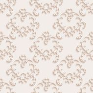 Floral seamless wallpapers in the style of Baroque Can be N11