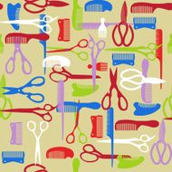 pattern of barber element haircutting tool