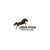 Horse jumping emblem N2