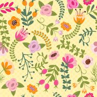 Seamless floral background N151