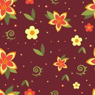 Seamless floral ornament N34