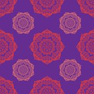 Round mehndi pattern