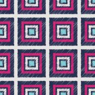 seamless geometric square tiles pattern
