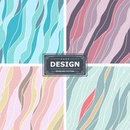 Gorgeous seamless wave background N8