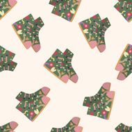 shoe style cartoon seamless pattern background N9