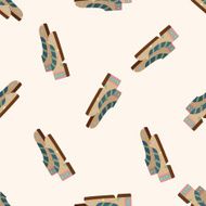shoe style cartoon seamless pattern background N11