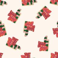 shoe style cartoon seamless pattern background N15