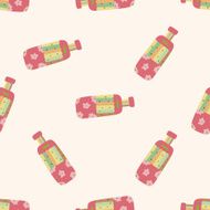 perfume cartoon seamless pattern background N2