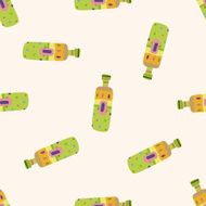 perfume cartoon seamless pattern background N3