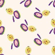 eye liner and eyeshadow cartoon seamless pattern background N2