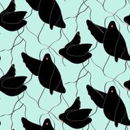 Abstract bird pattern