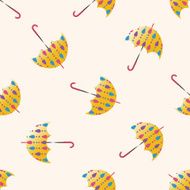 Umbrella cartoon seamless pattern background N20