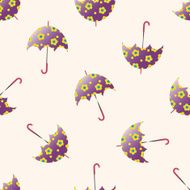 Umbrella cartoon seamless pattern background N21