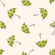 Umbrella cartoon seamless pattern background N23