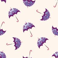 Umbrella cartoon seamless pattern background N24