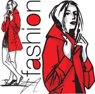 Fashion woman illustration
