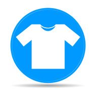 Tshirt Icon icon vector illustration Flat design style N5