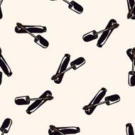 mascara cartoon seamless pattern background N4