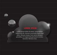 Glass Transparency Frame Vector Illustration