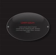 Glass Transparency Frame Vector Illustration N4