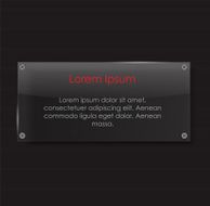 Glass Transparency Frame Vector Illustration N5