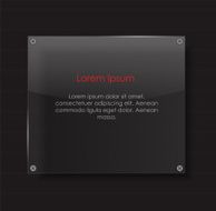 Glass Transparency Frame Vector Illustration N6