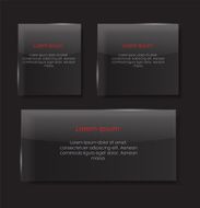 Glass Transparency Frame Vector Illustration N11