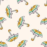 Umbrella cartoon seamless pattern background N30