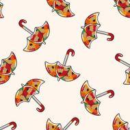 Umbrella cartoon seamless pattern background N31