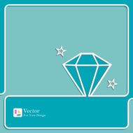 Diamond icon outline