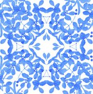 Abstract seamless tradition watercolor pattern N2