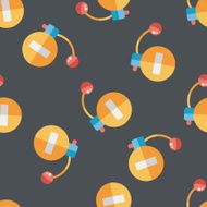 Perfume flat icon eps10 seamless pattern background N2