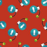 Perfume flat icon eps10 seamless pattern background N3