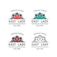 Vector asian logo templates