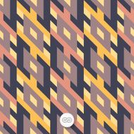 Seamless mosaic pattern Geometric background