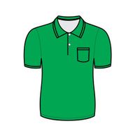 green polo shirt outline N2