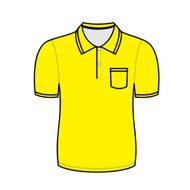 yellow polo shirt outline N2