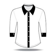 Blank shirt with long sleeves template N2